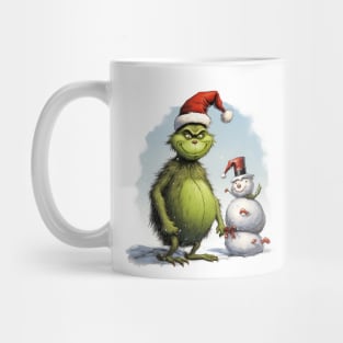 GRINCH AND SNOWMAN Mug